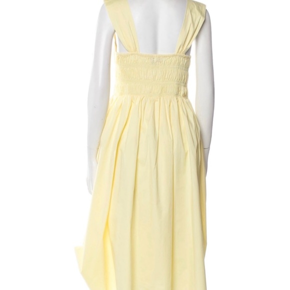 NEW Staud Square Neckline Midi Length Dress - Picture 3 of 3